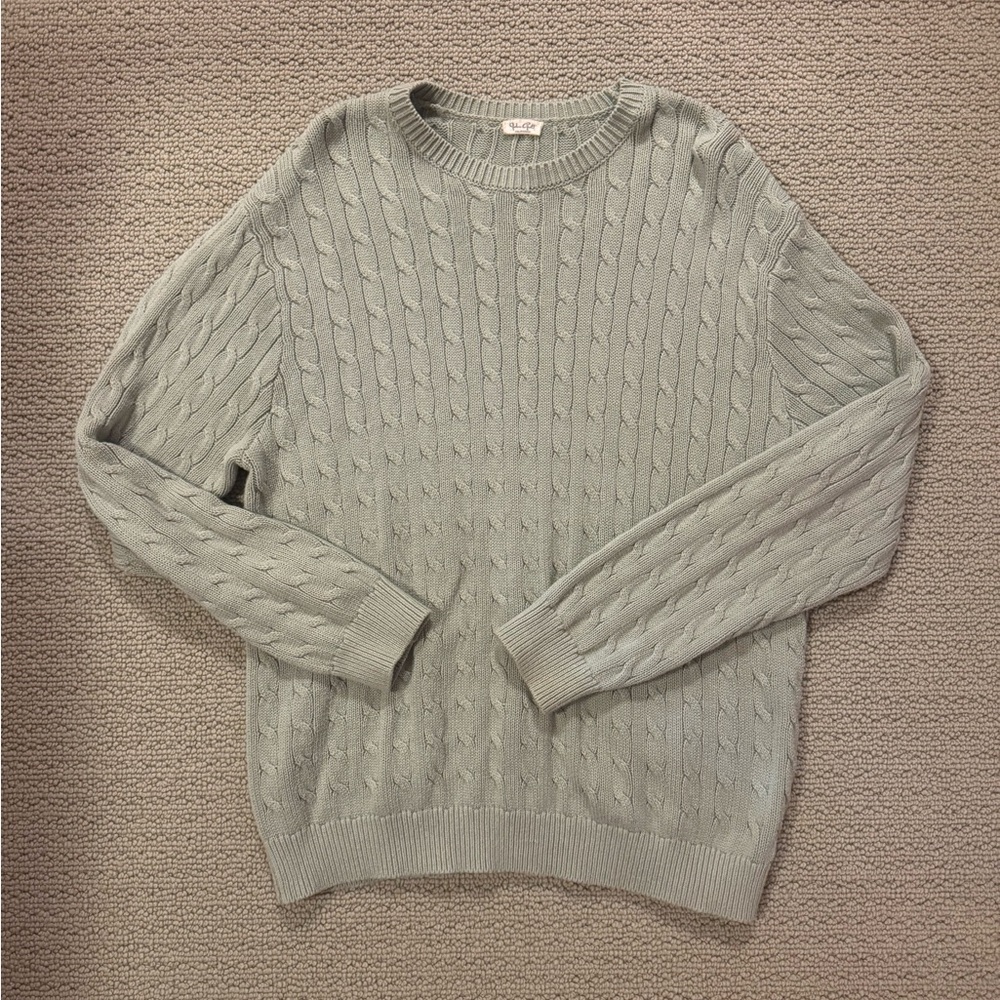 green brandy sweater
